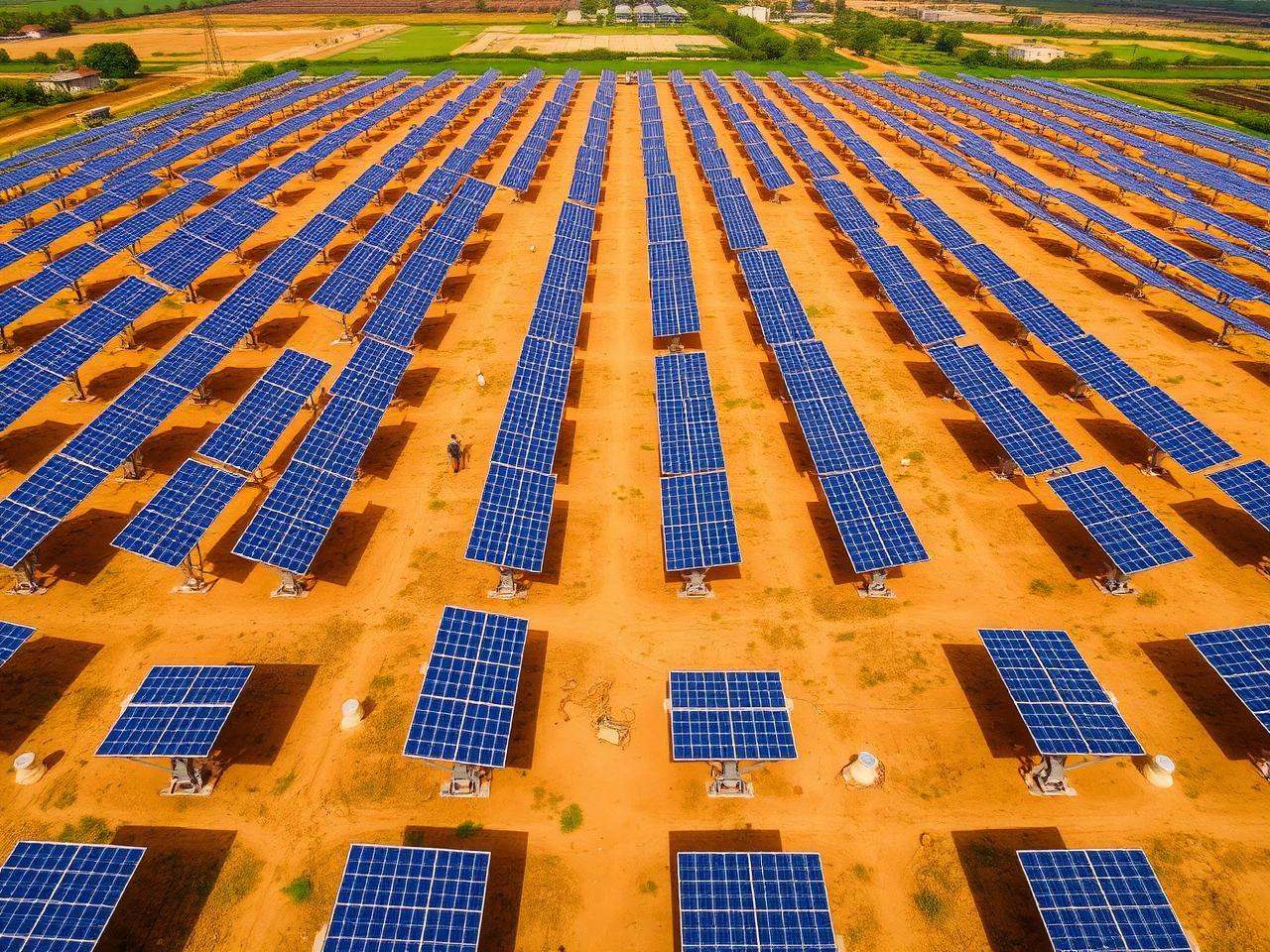 Utility-scale ground-mounted solar array commissioned by GGBL